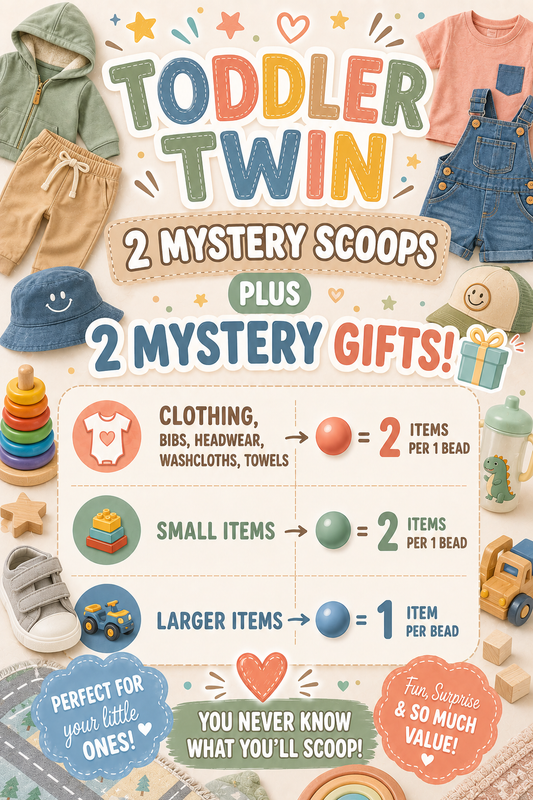 Toddler TWIN 2 Mystery Scoops and 2 Mystery Gifts