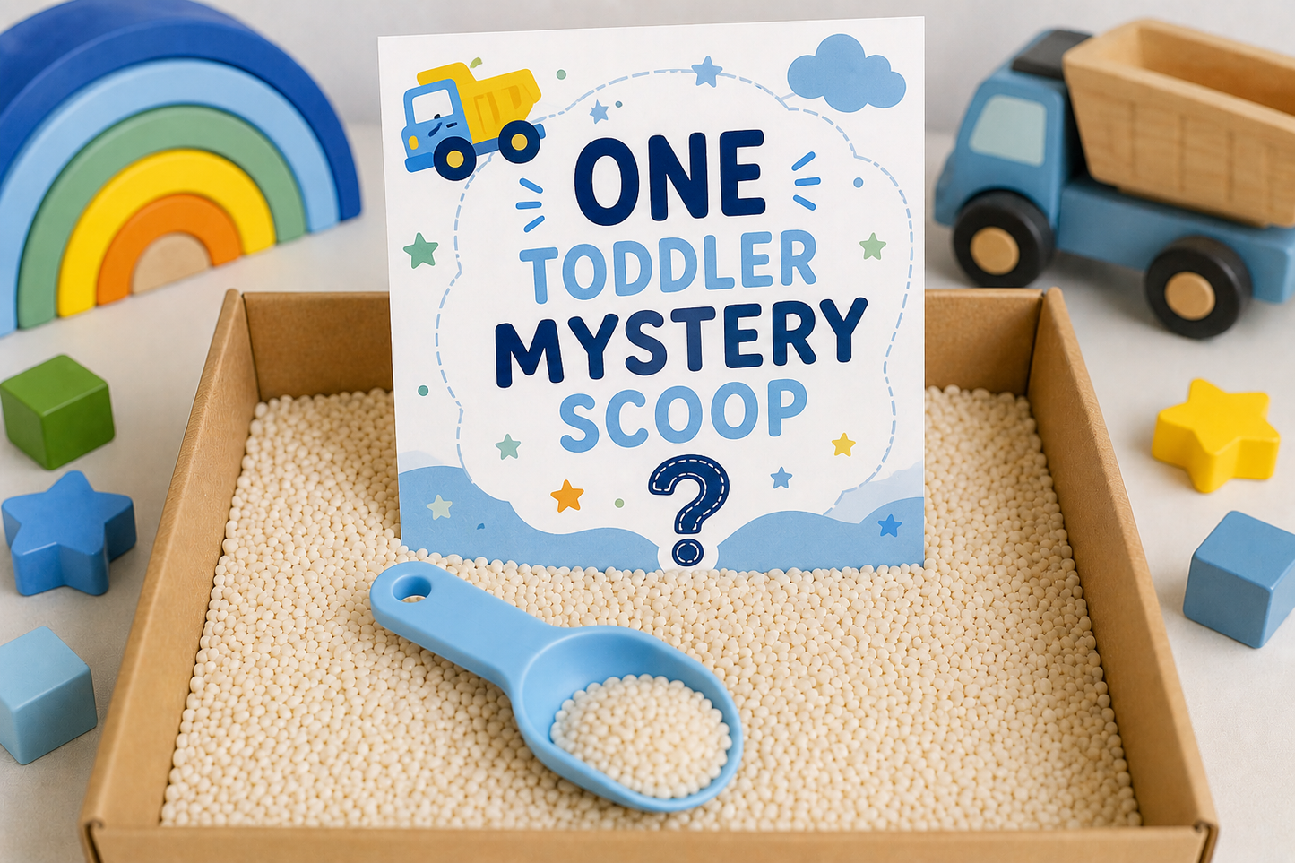 Toddler Boy one scoop
