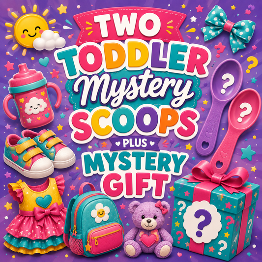 Toddler Girl 2 scoop &one Mystery gift
