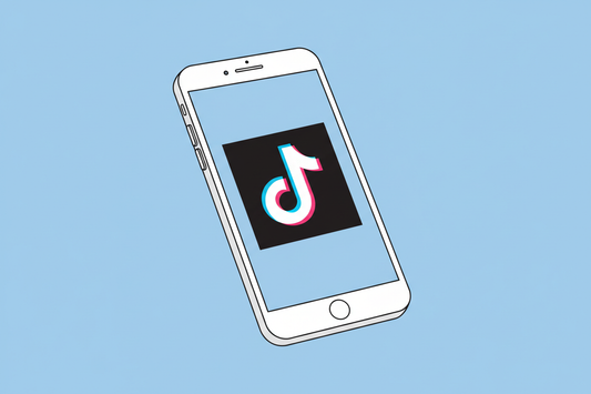 tik tok logo on a phone clipart